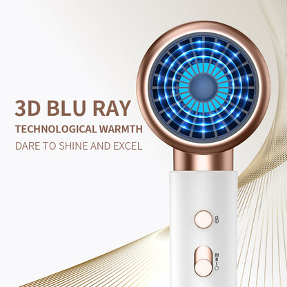 2400w Hair Dryer with diffuser and concentrator 2400W Powerful ion hair dryer with 2 speed 3 heat Settings for fast drying and lightweight suitable for a variety of female and male hairstyles.