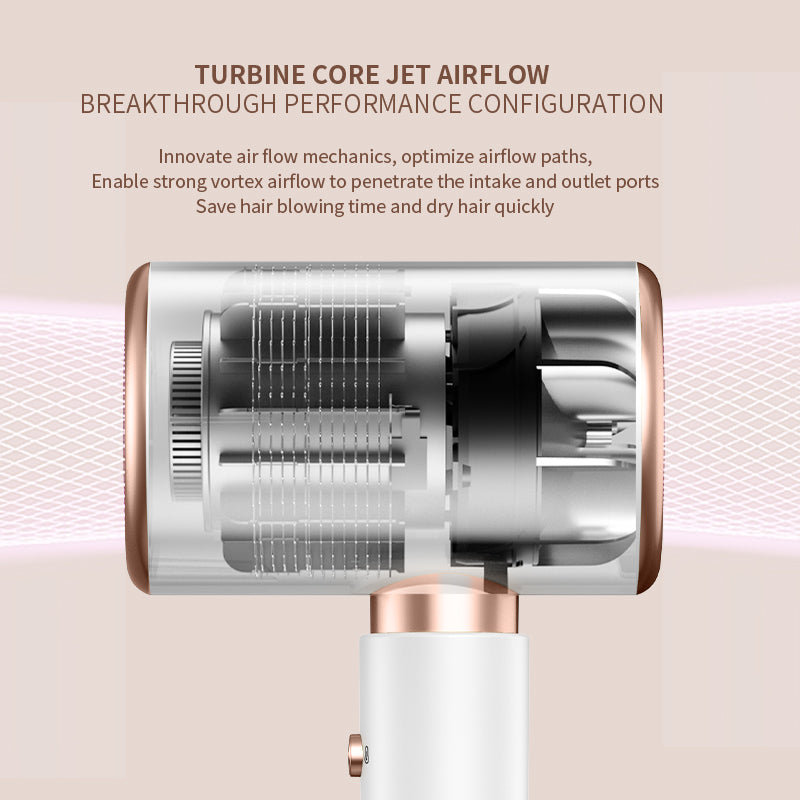 2400w Hair Dryer with diffuser and concentrator 2400W Powerful ion hair dryer with 2 speed 3 heat Settings for fast drying and lightweight suitable for a variety of female and male hairstyles.