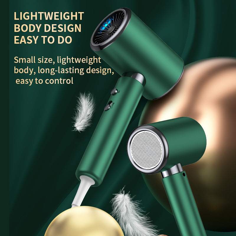 Hair Dryer with Diffuser & Concentrator 2400W Powerful Ionic Dryer 2 Speed 3 Heat Settings Fast Dry Lightweight for Multi Women Man Hairstyles