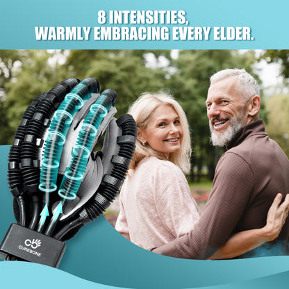 Rehabilitation Robot Gloves Upgrade Hemiplegia Hand Stroke Recovery Equipment with USB Chargeable and Strength Adjustment