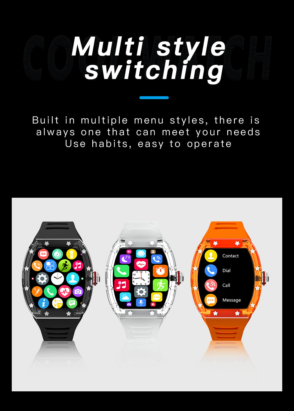 YDA BT smart watch