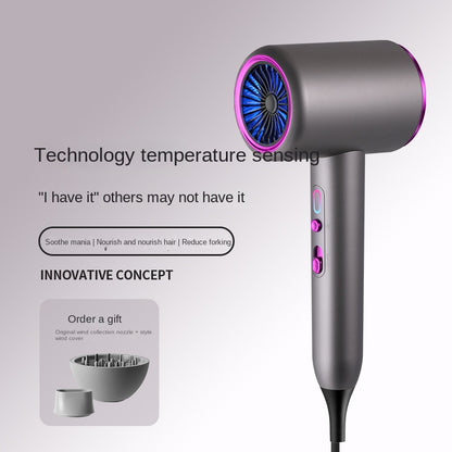 Powerful AC motor 1875 watt fast drying ion dryer, 2 speed 3 heat Settings, cooling shot button, 1 diffuser and 2 concentrator for multi-female and male hairstyles