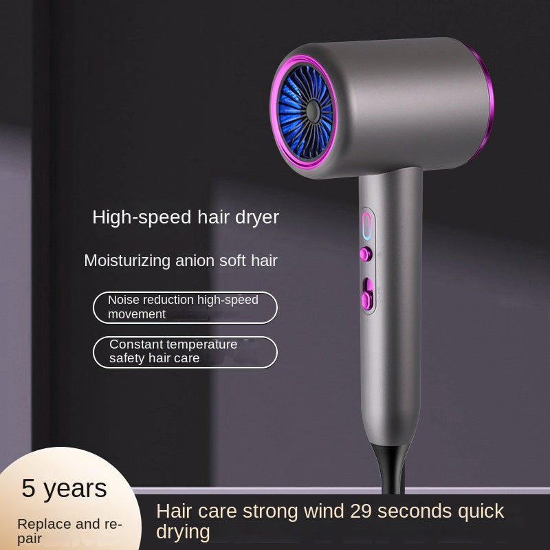 Powerful AC motor 1875 watt fast drying ion dryer, 2 speed 3 heat Settings, cooling shot button, 1 diffuser and 2 concentrator for multi-female and male hairstyles