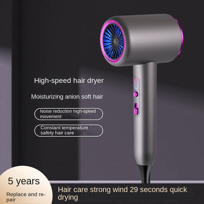 Powerful AC motor 1875 watt fast drying ion dryer, 2 speed 3 heat Settings, cooling shot button, 1 diffuser and 2 concentrator for multi-female and male hairstyles