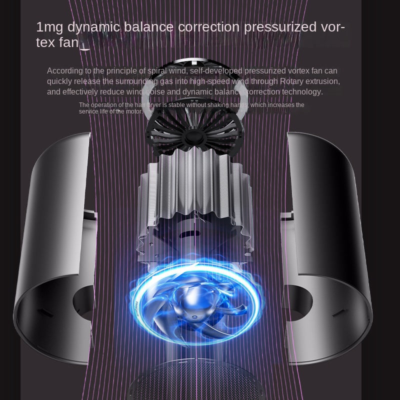 Powerful AC motor 1875 watt fast drying ion dryer, 2 speed 3 heat Settings, cooling shot button, 1 diffuser and 2 concentrator for multi-female and male hairstyles